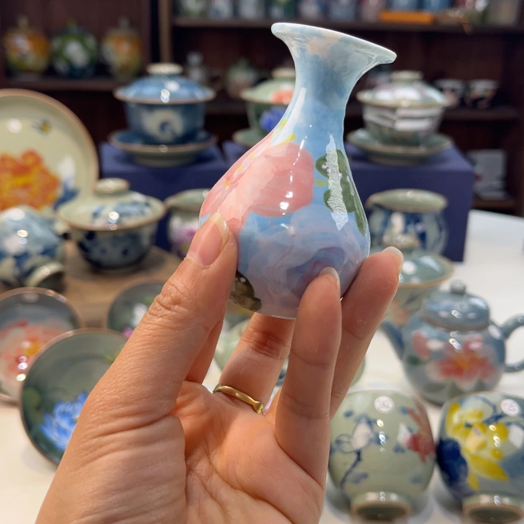 瓷片景德镇手工手绘陶瓷茶具