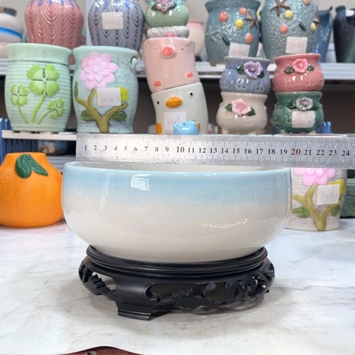 陶瓷粗陶瓷器链接水培