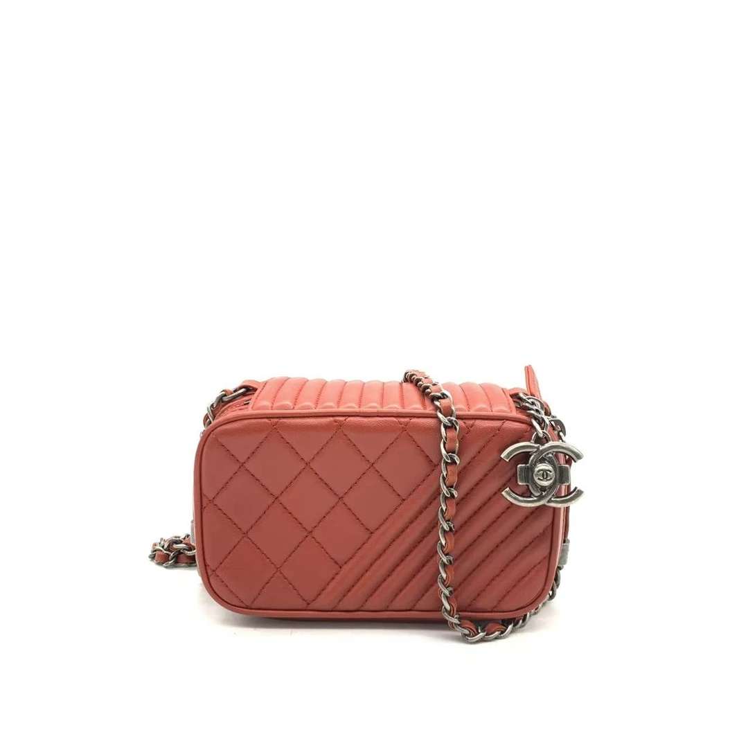 95新 Chanel/香奈儿 【安则专属】红色盒子包/20开