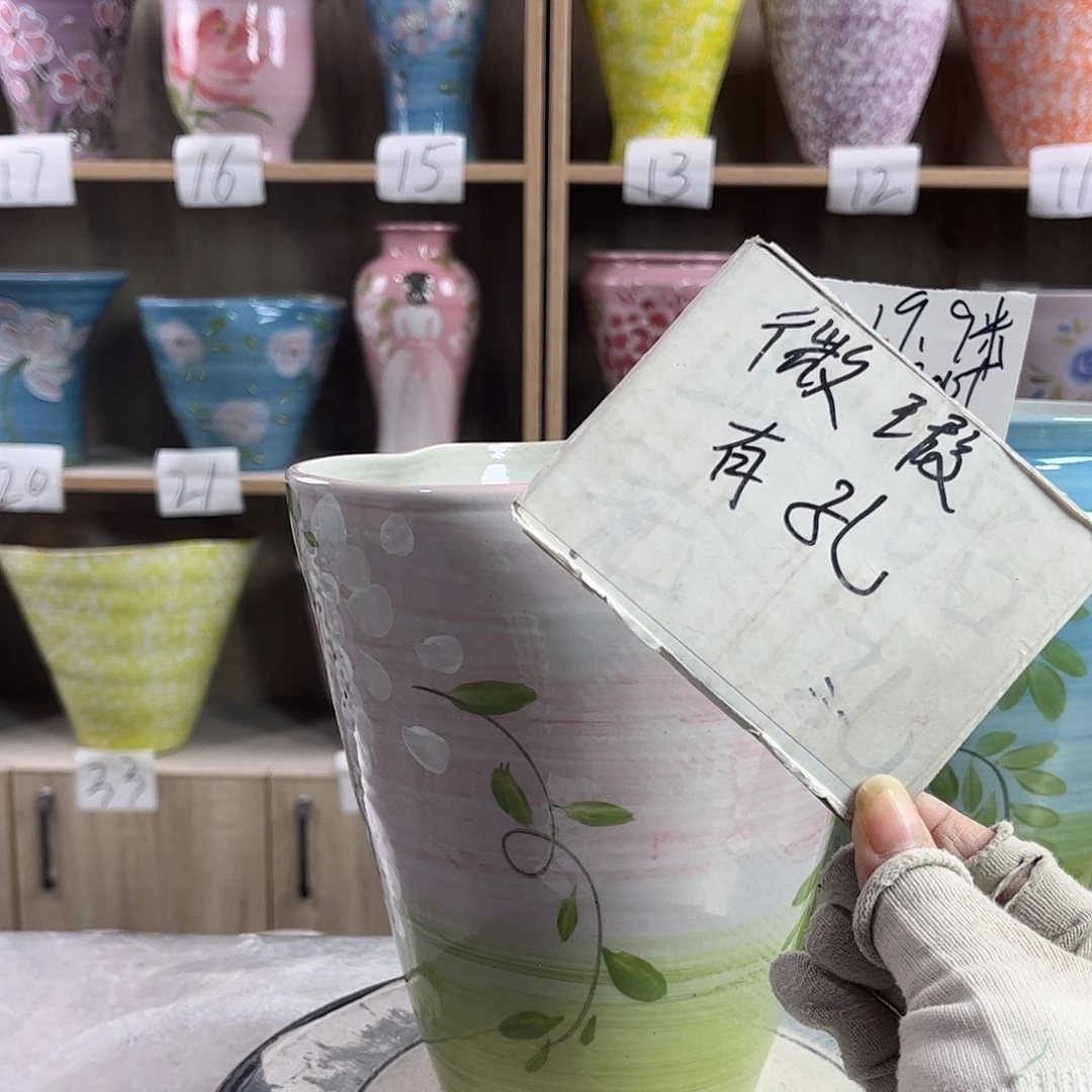 景德镇陶瓷花盆花盆