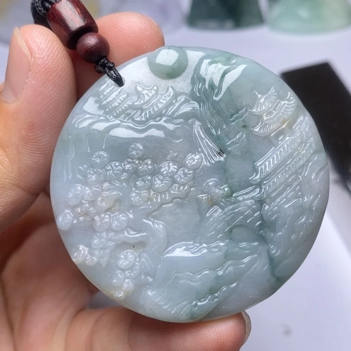 颈饰未镶嵌翡翠翡翠