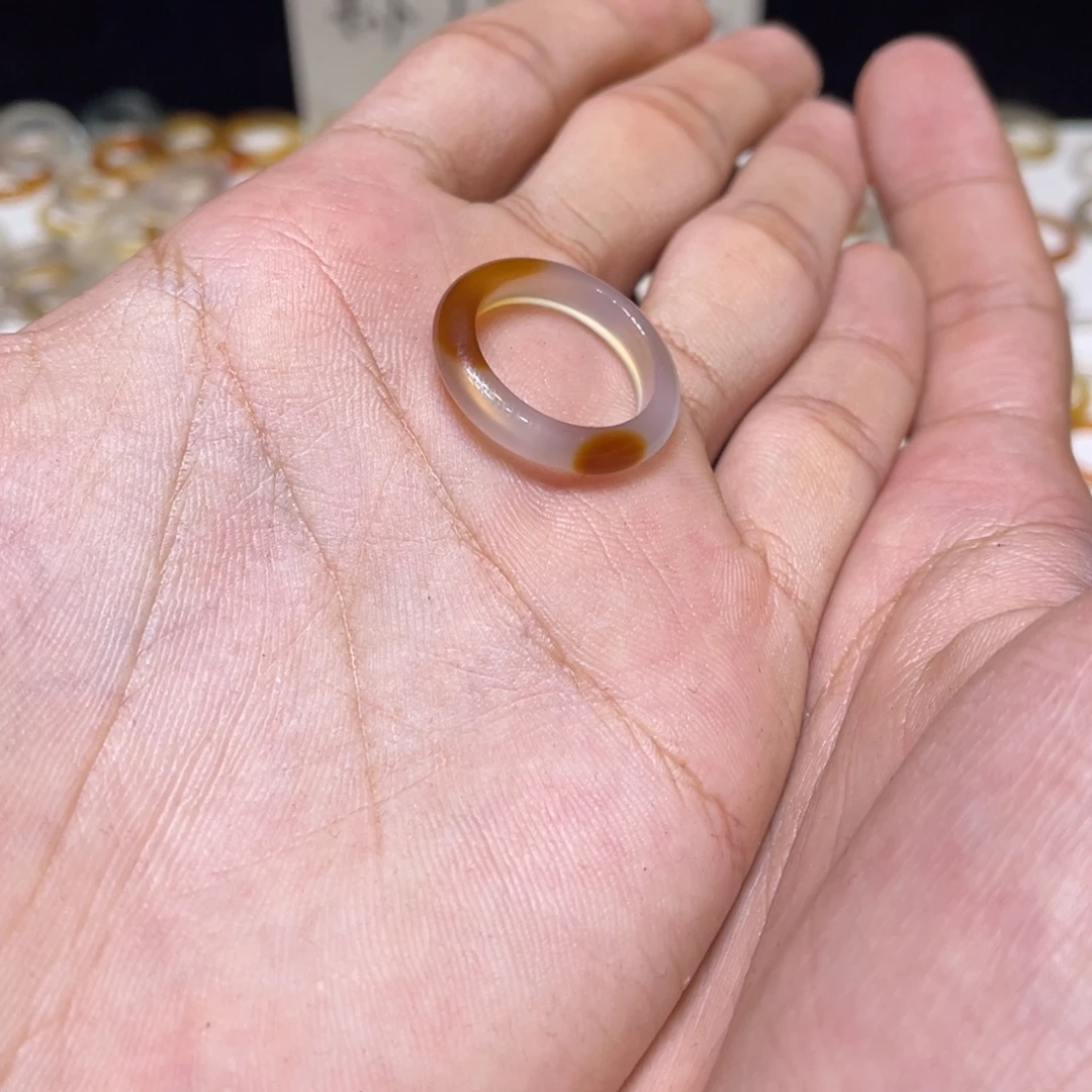 玛瑙/玉髓合金戒指99号港14 默认瑕疵