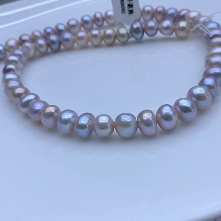 颈饰合金淡水珍珠