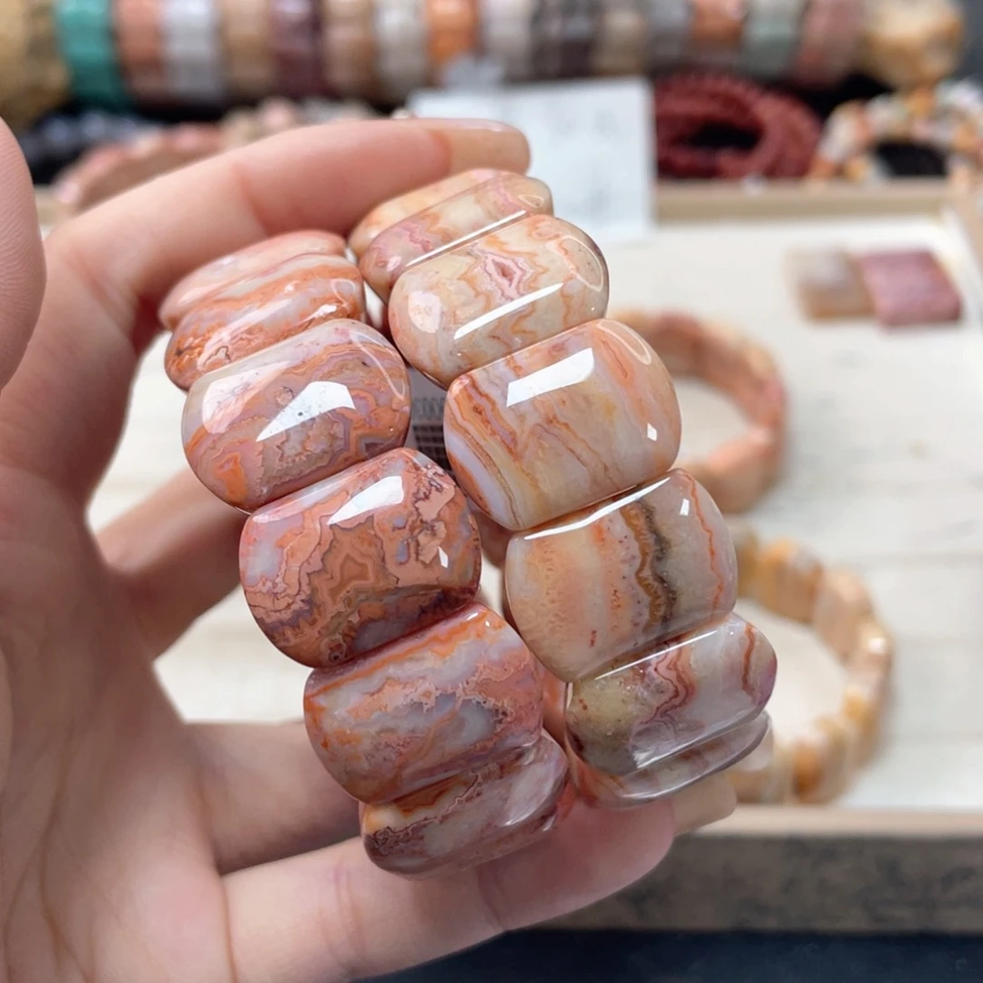 硅化珊瑚（珊瑚玉）手链未镶嵌J***y654