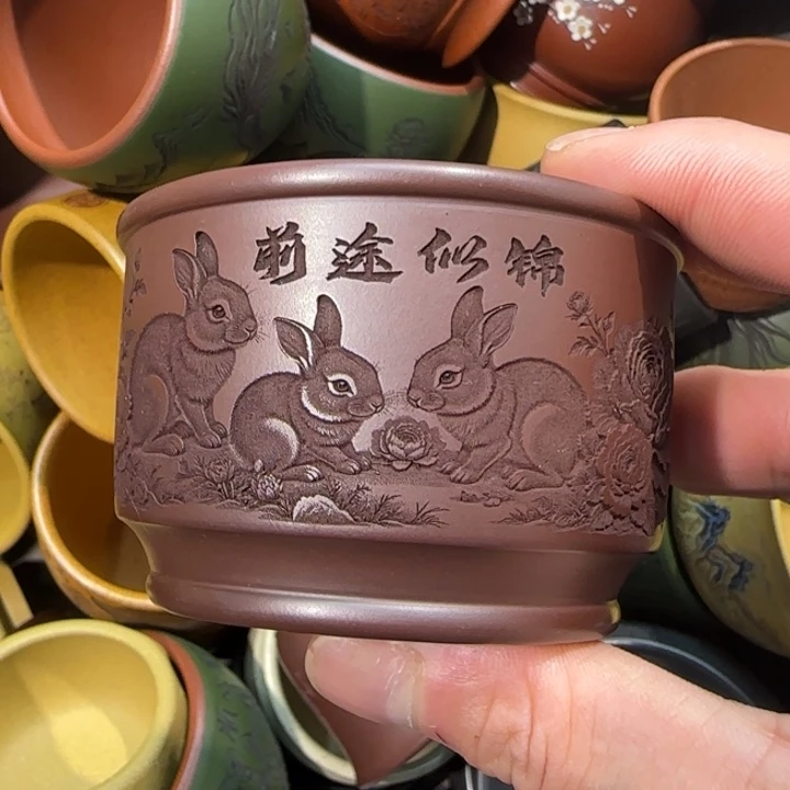 茶杯紫砂全手工制作工艺
