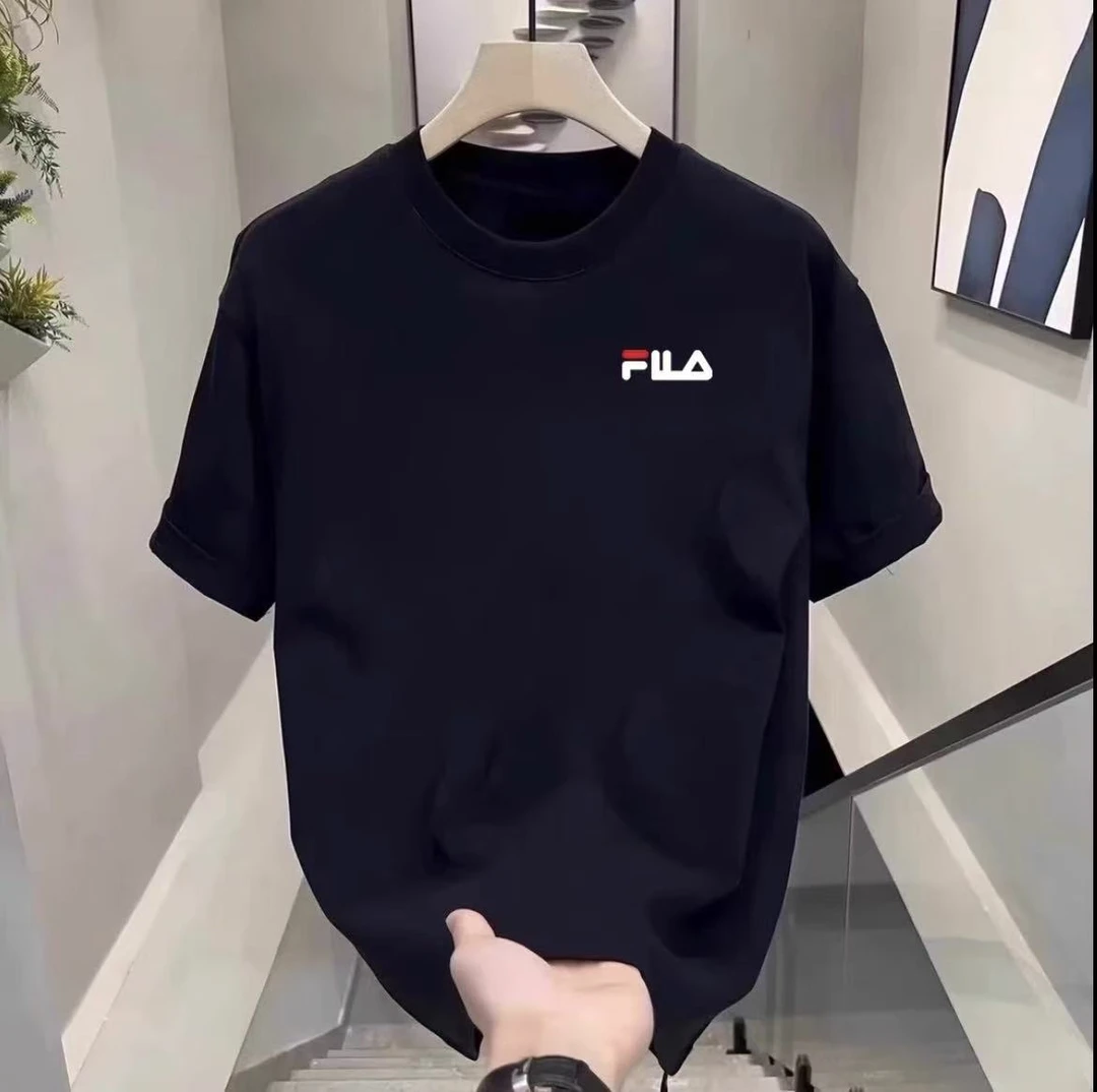 8【奥莱撤柜】斐家 时尚胸标袖标短袖 青春简约百搭 {发正标}