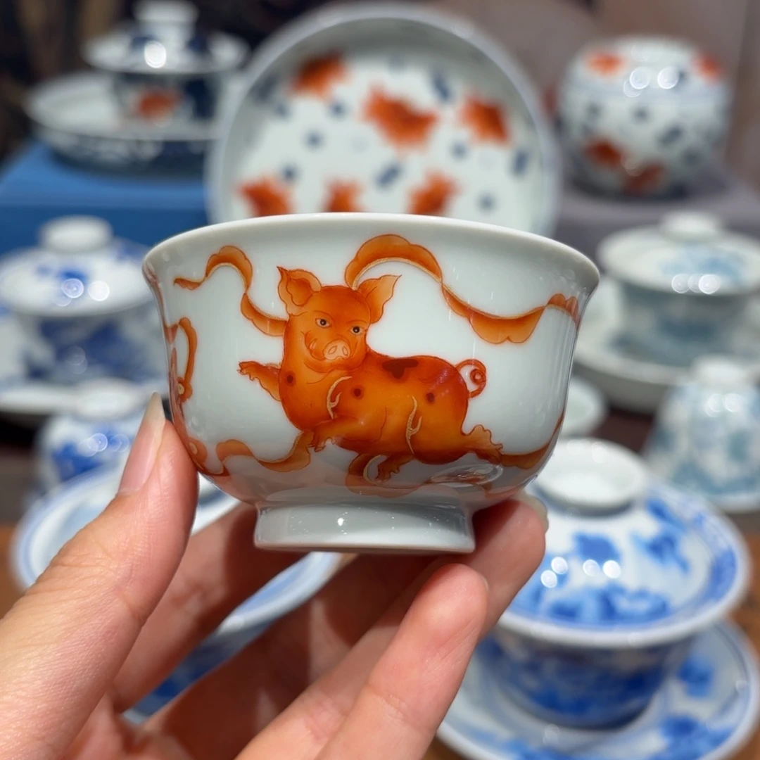 手工手绘陶瓷茶具