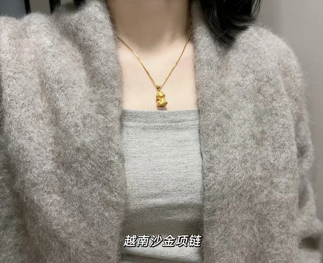 钛钢项链 珍姐家装饰品12生肖项链