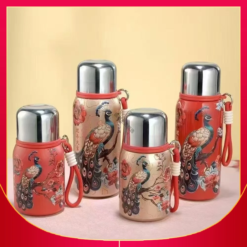 大容量户外春夏季保温杯运动保温水杯金孔雀316不锈钢便携女工作