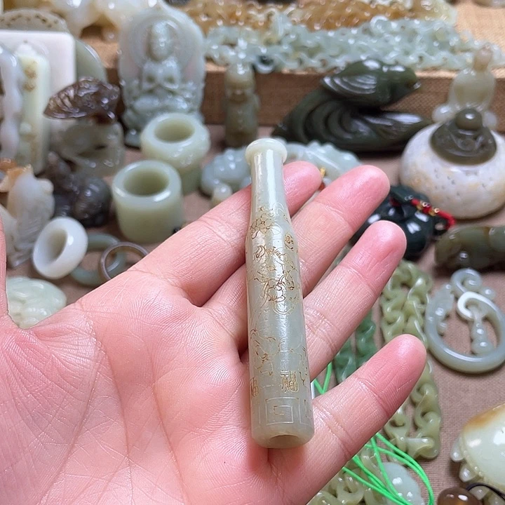 和田玉颈饰未镶嵌做*难