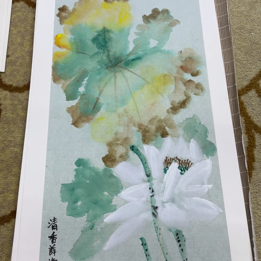 国画国画老师作品刘