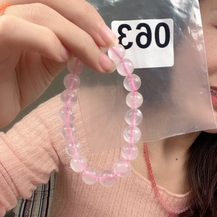 未镶嵌手链水晶卡10粉水晶