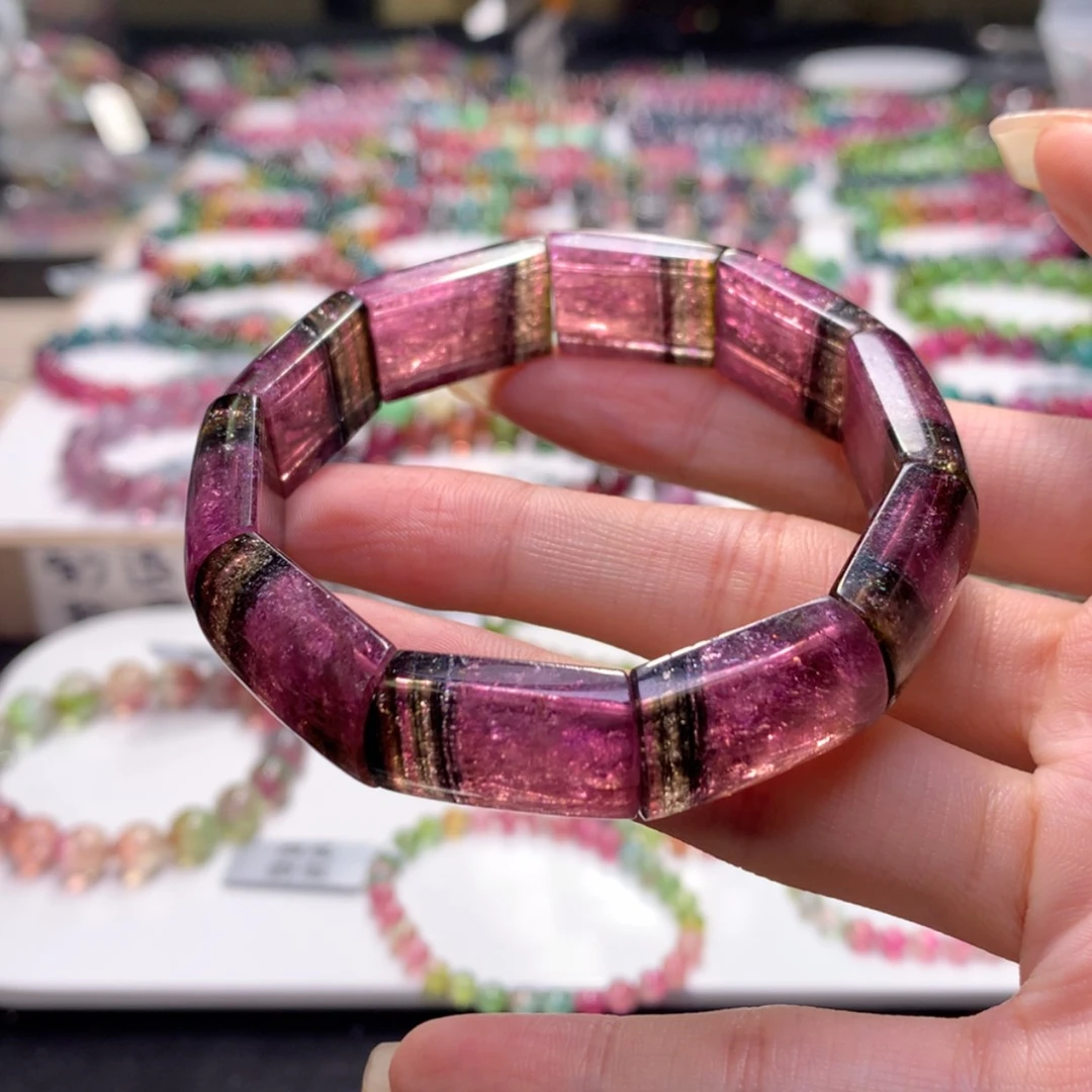 【闪购商品】未镶嵌手串碧玺丑*