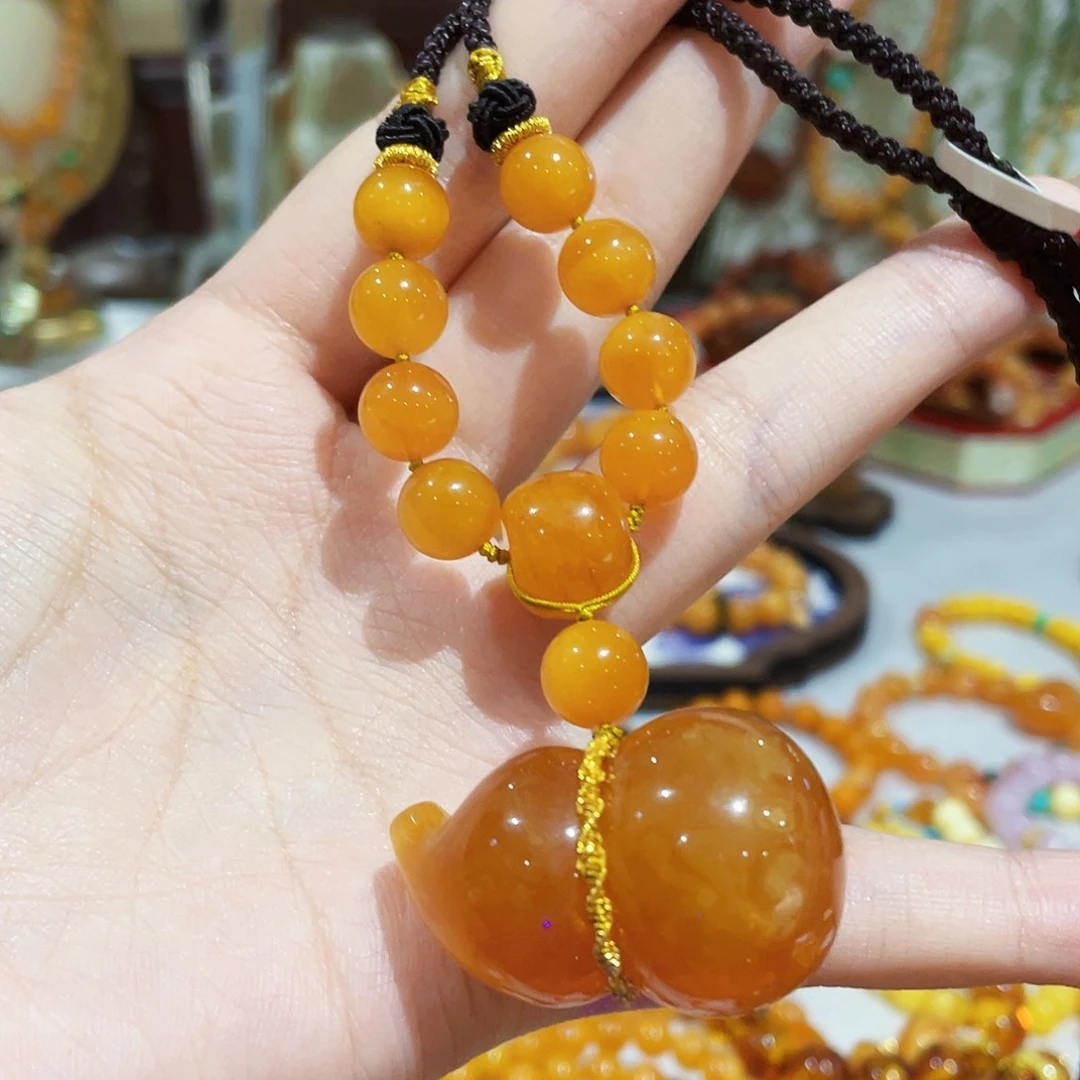 蜜蜡未镶嵌手链手串