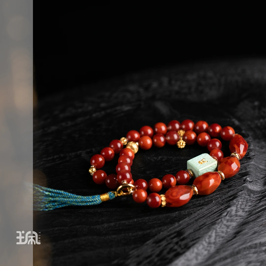 [相思宜]南红玛瑙手串YPC25111902多样性发其一