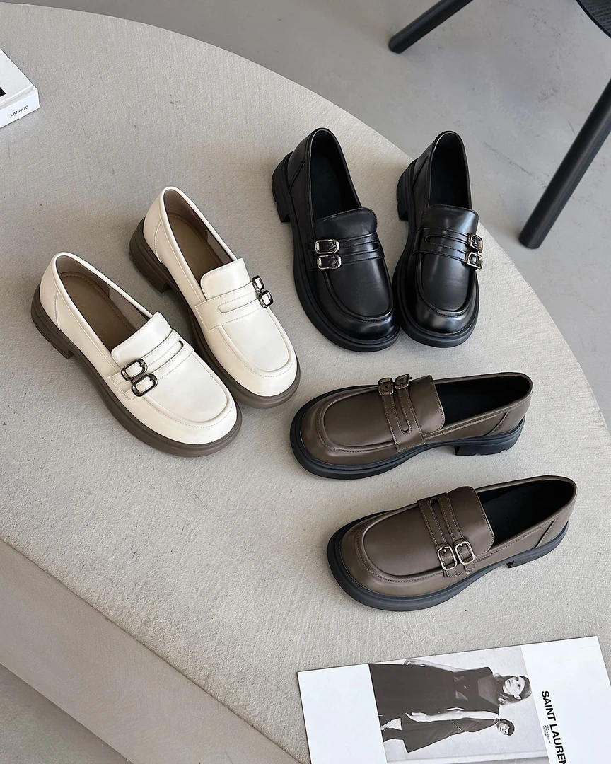 春秋款皮鞋乐福鞋直播间69专用扣号链接