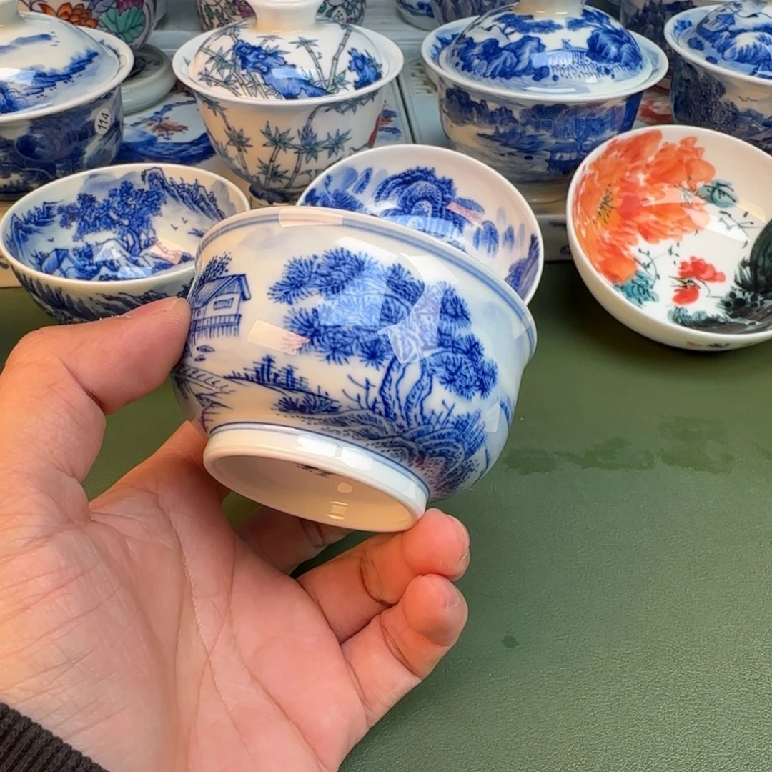 陶纯手工纯手绘茶具367