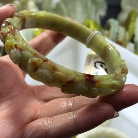 岫玉未镶嵌手镯62