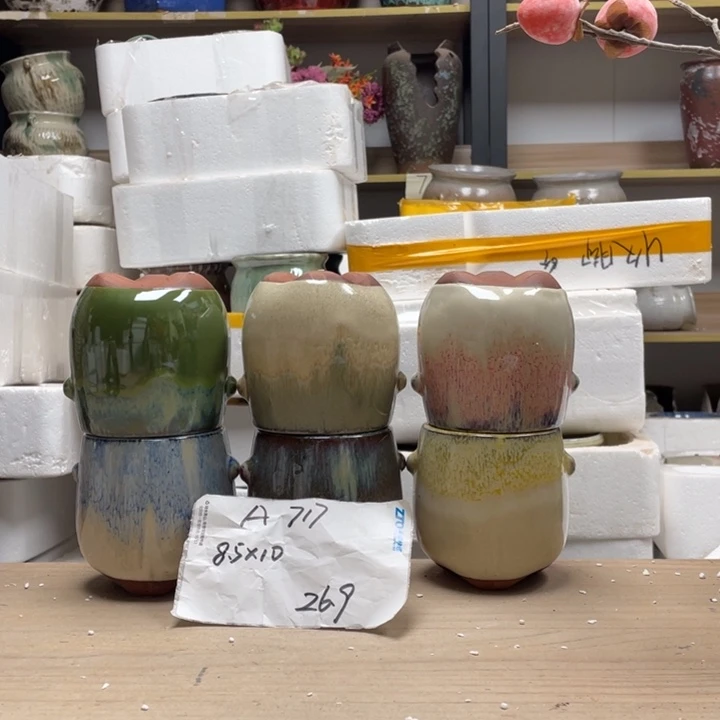 粗陶多肉花盆微瑕717