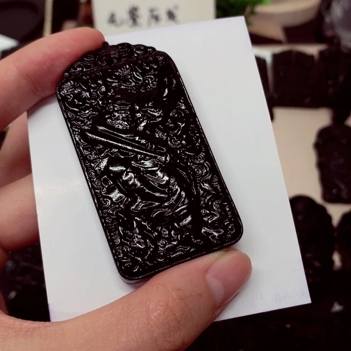 天然缅料a货钢琴黑特色题材挂件