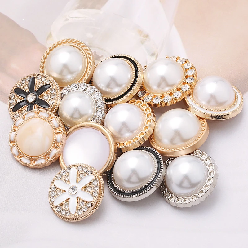 D501-D600服装辅料衣服纽扣毛衣外套百搭合金树脂国风旗袍盘扣