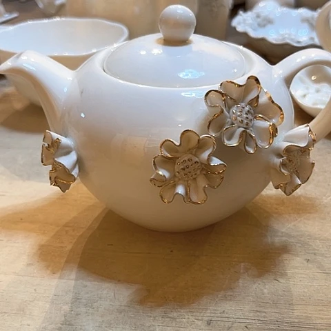 白瓷汤*璇美克美家咖啡壶一个