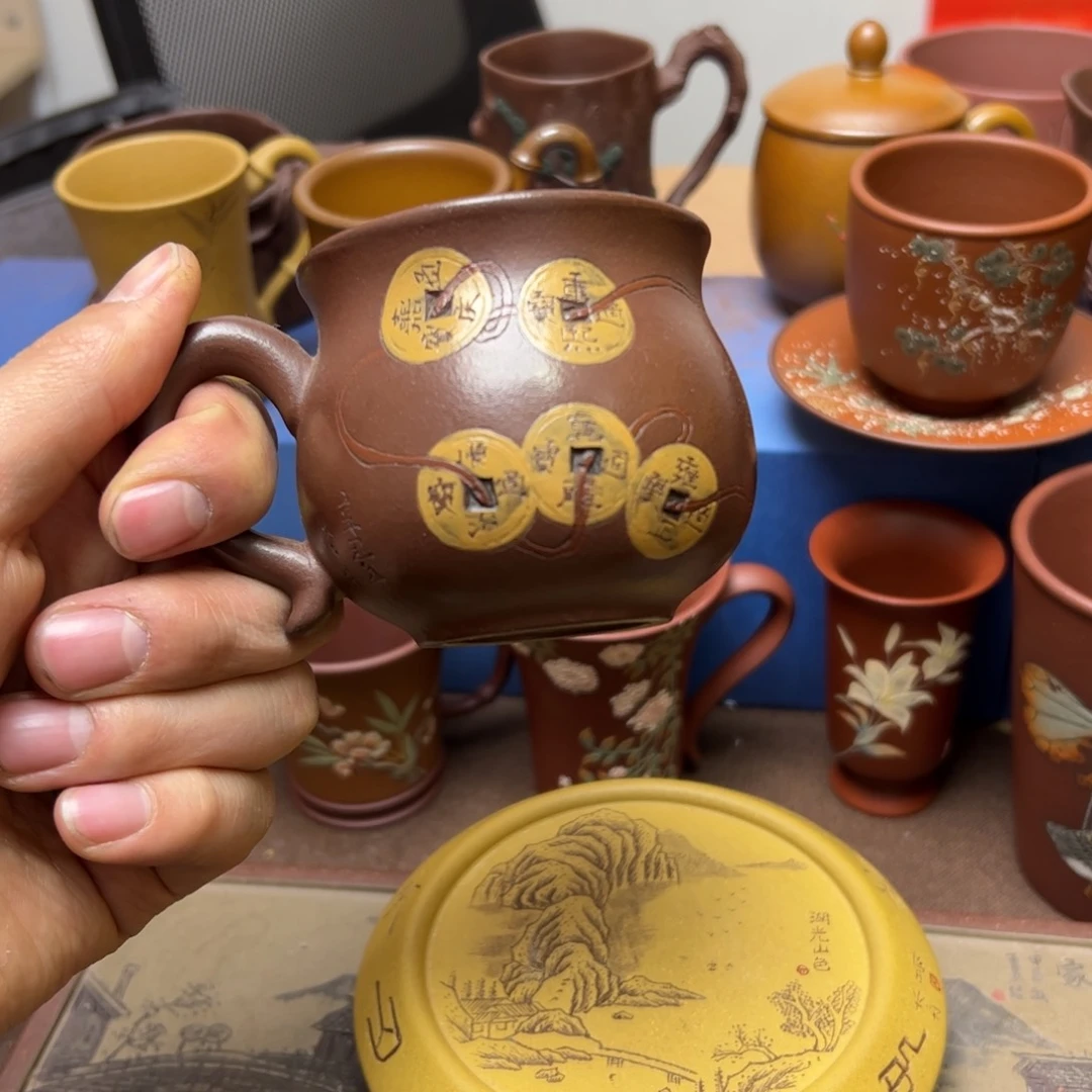 紫砂茶杯紫砂主人杯
