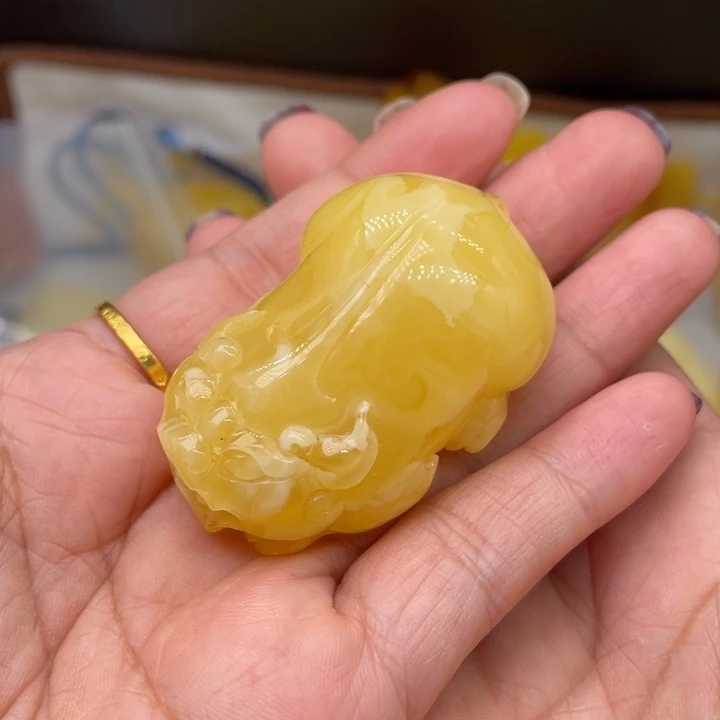 琥珀吊坠(不含链)未镶嵌