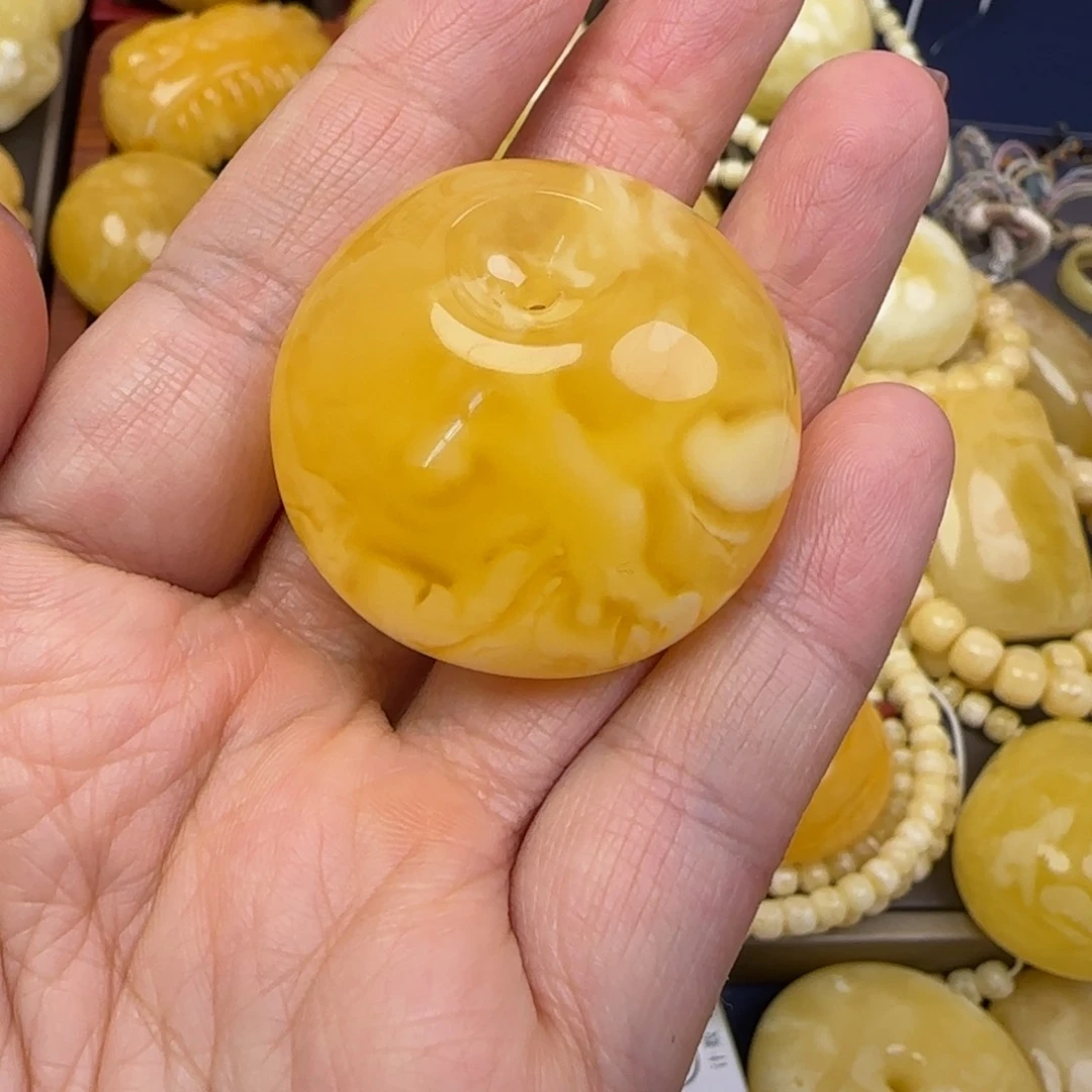 蜜蜡颈饰未镶嵌天然蜜蜡