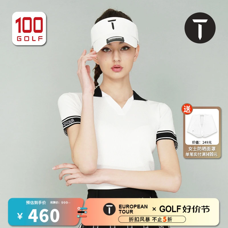 T/欧巡赛高尔夫服装女款夏时尚运动翻领女T恤EF231PD010