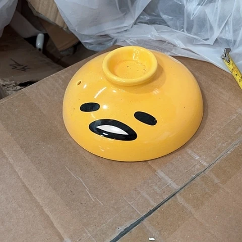 微瑕，不能明火，口径15盖子黄色