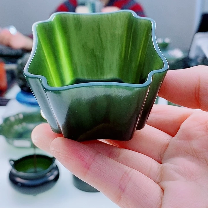 和田玉（青玉）未镶嵌把件微瑕