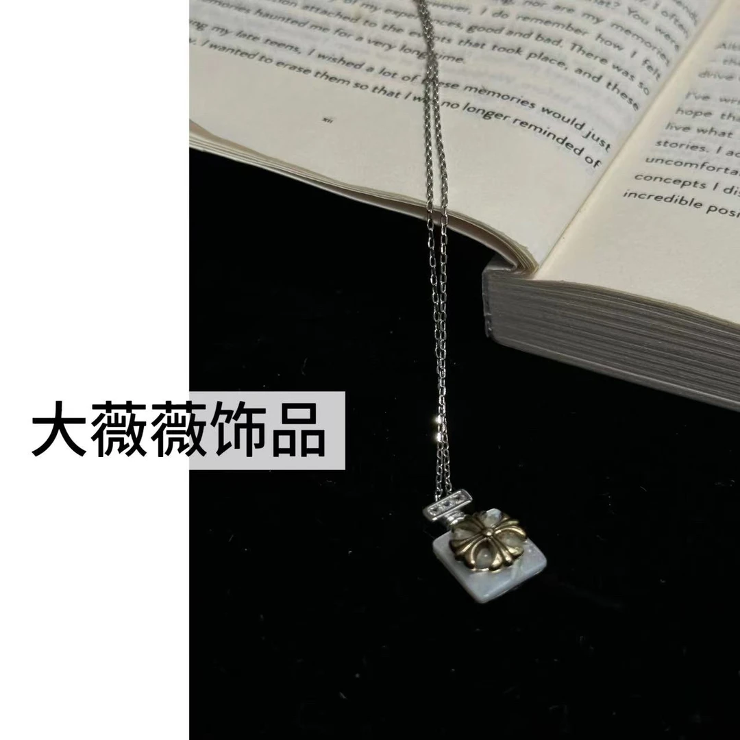 铜合金项链 轻奢香水瓶时尚项链-90021