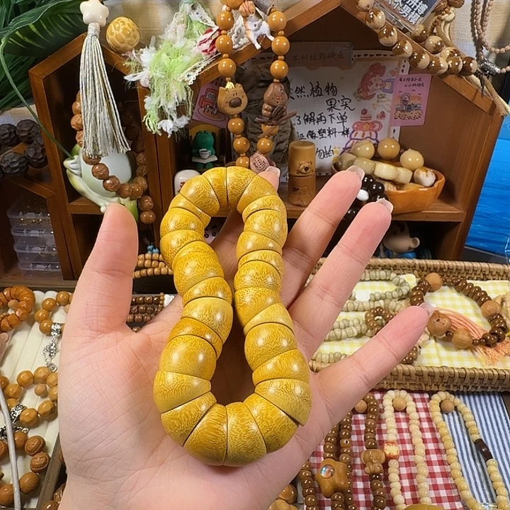 玄***卿吊坠藤艺金丝竹大肠