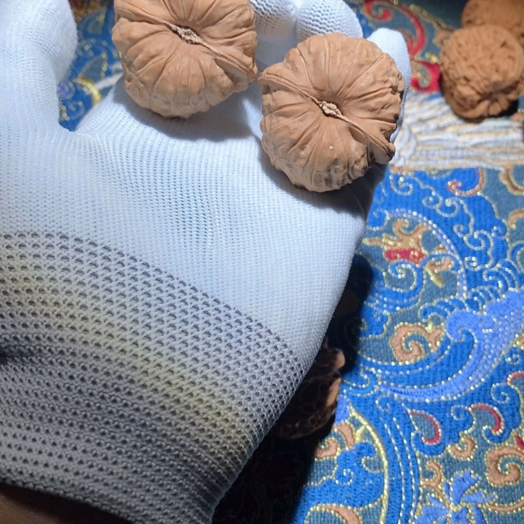 把件文玩核桃43边肚同尺南瓜墩