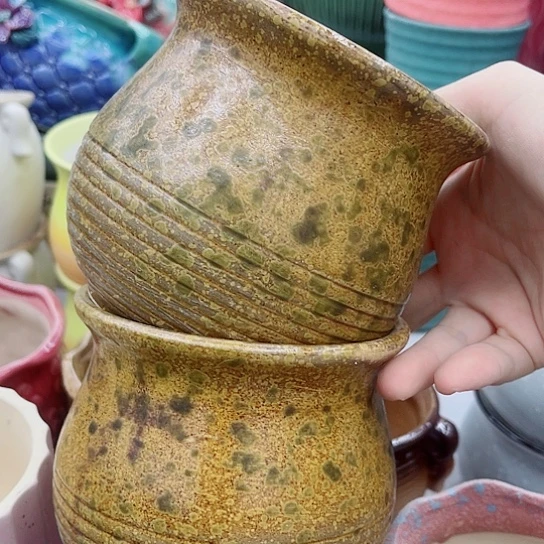 多肉绿植陶瓷花盆9.9包邮，有空