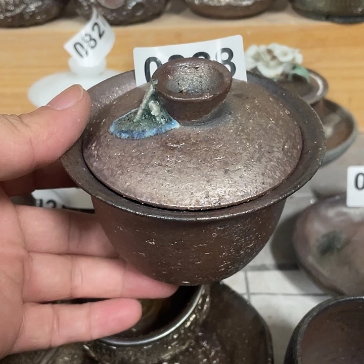 杯子陶柴烧纯手工828