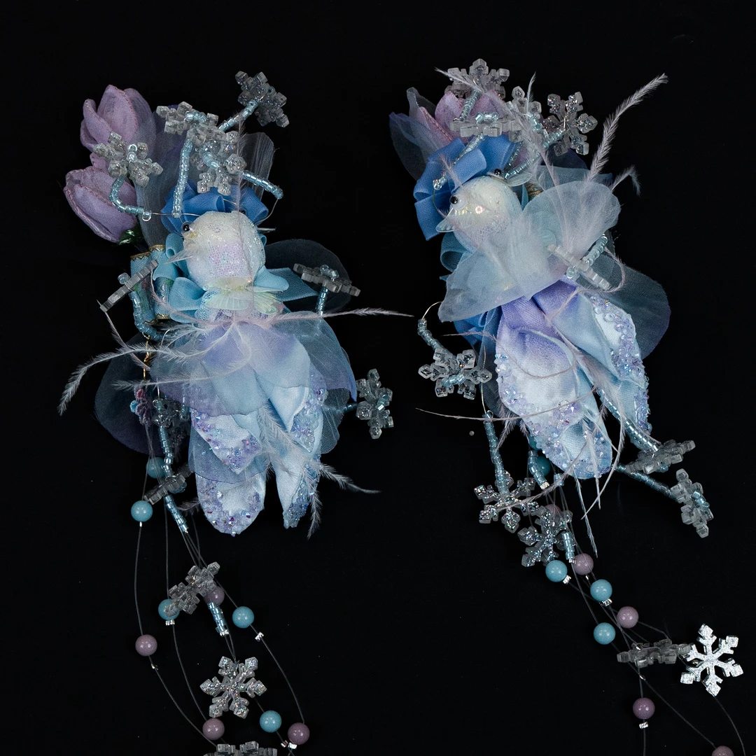 饰阿梁3666 仙气锦鲤抓夹头饰儿童小女孩发夹发饰可爱甜美百搭