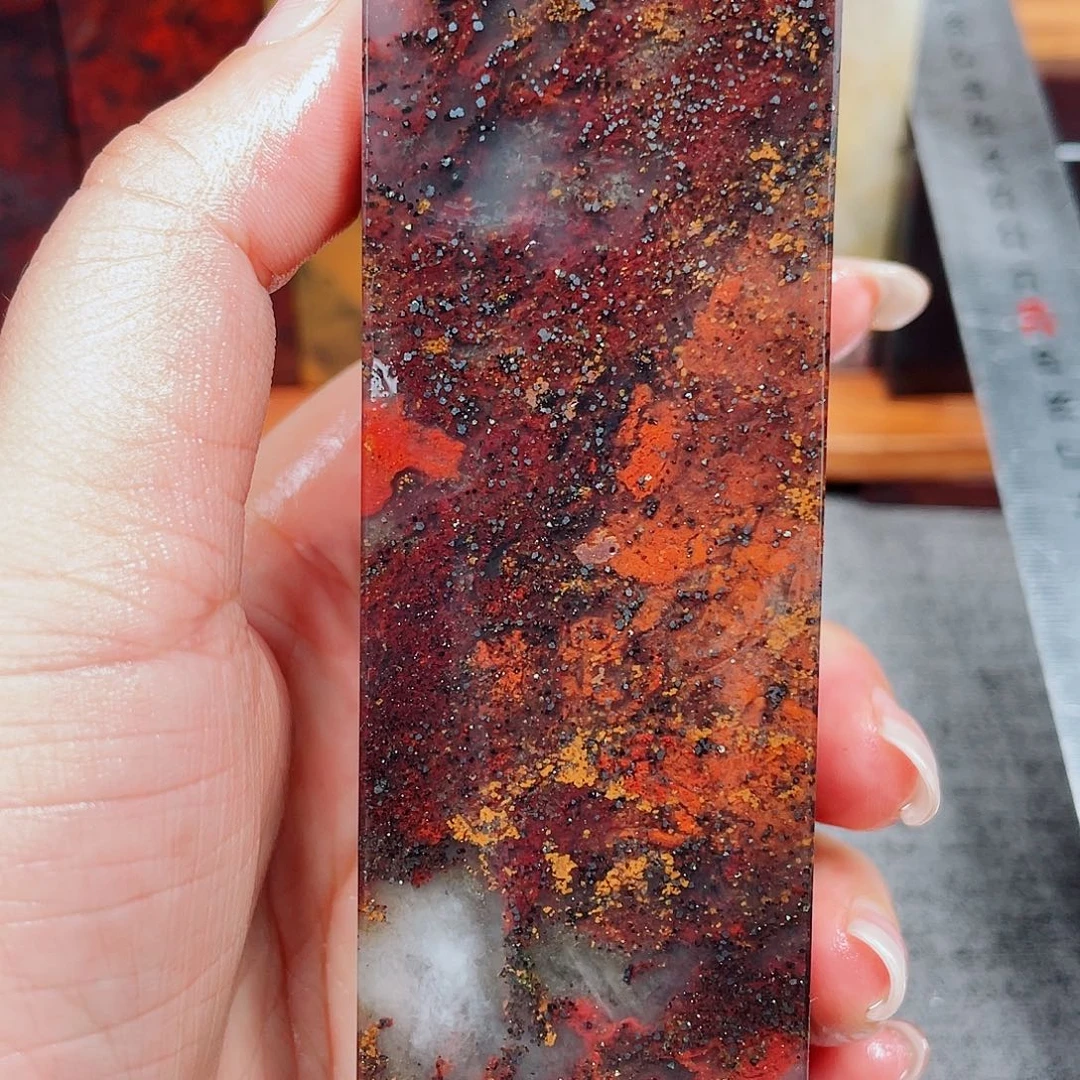 【闪购商品】玉桂林鸡血玉印章素章