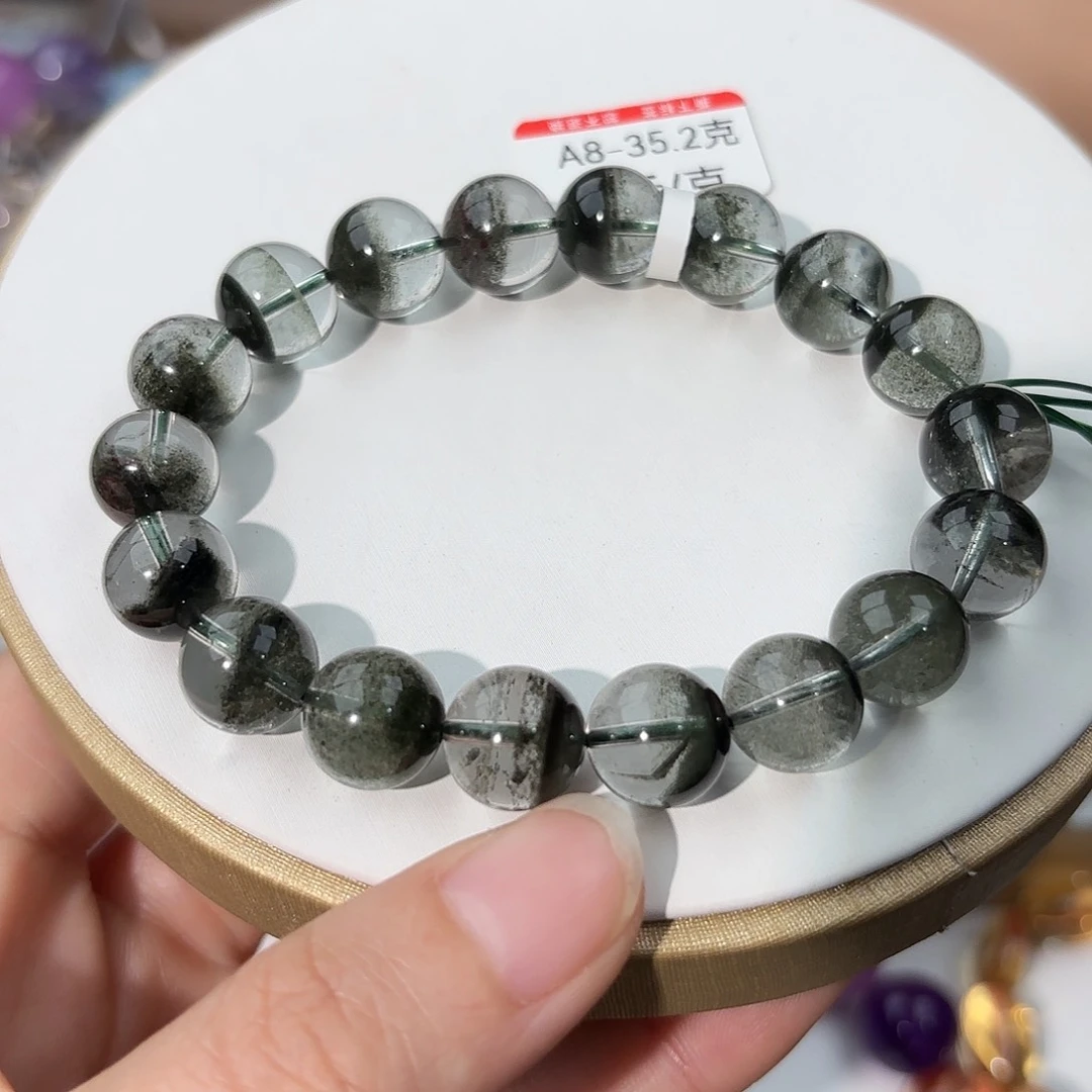 手串绿幽灵未镶嵌水晶D****g