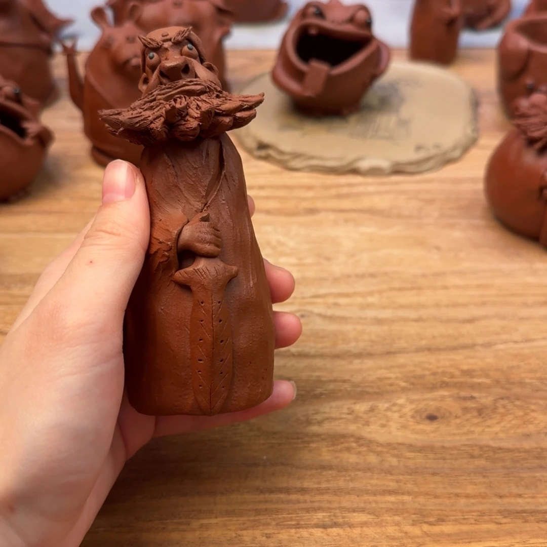 紫砂茶壶听****茶钟馗钟馗