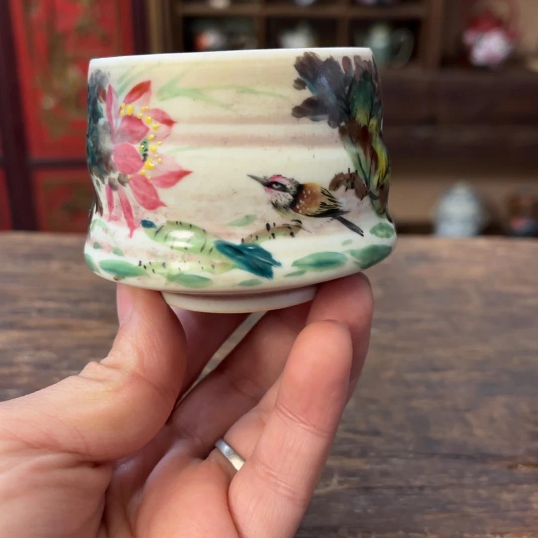 柴烧手工手绘陶瓷