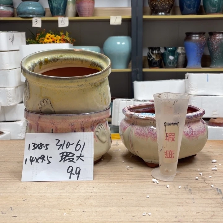 紫砂花盆多肉花盆微瑕61