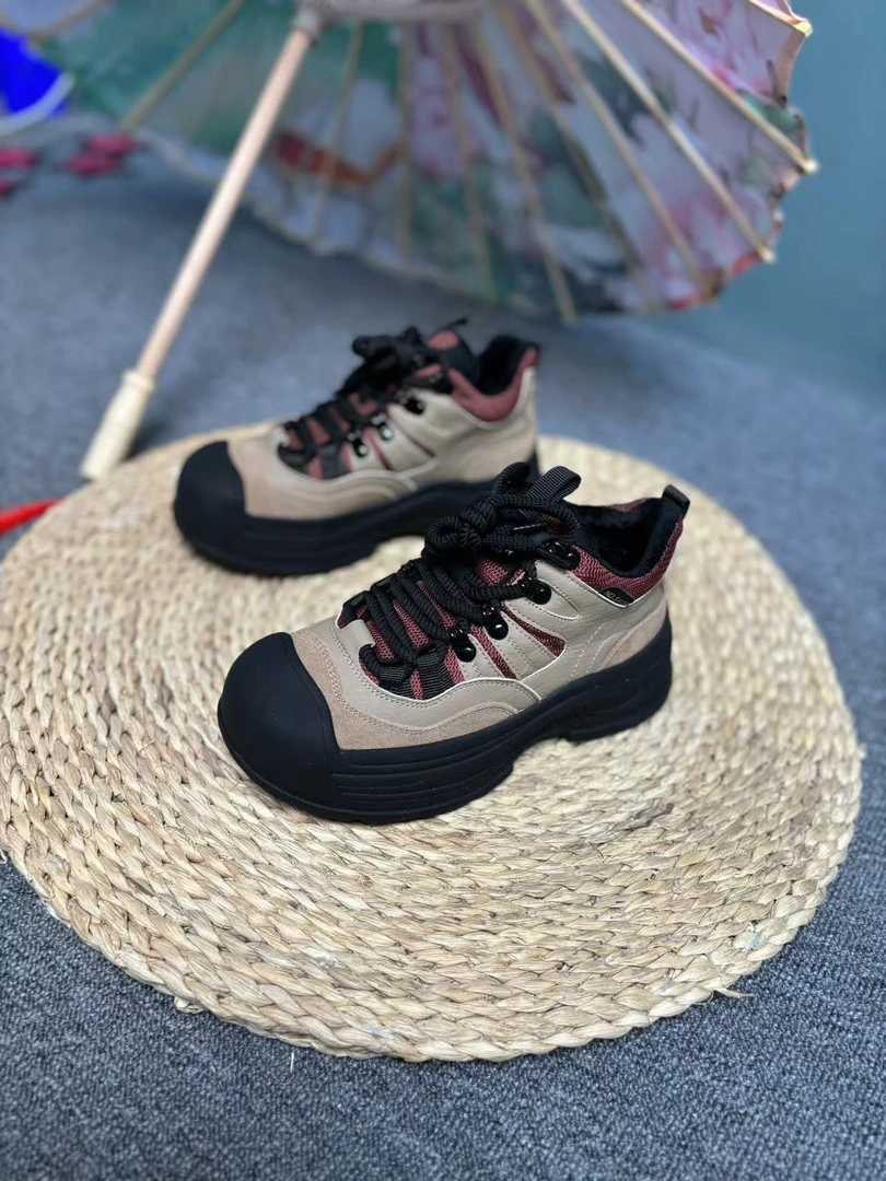 透气时尚休闲鞋加绒潮流厚底高帮潮鞋女鞋百搭休闲鞋鞋子3924-26