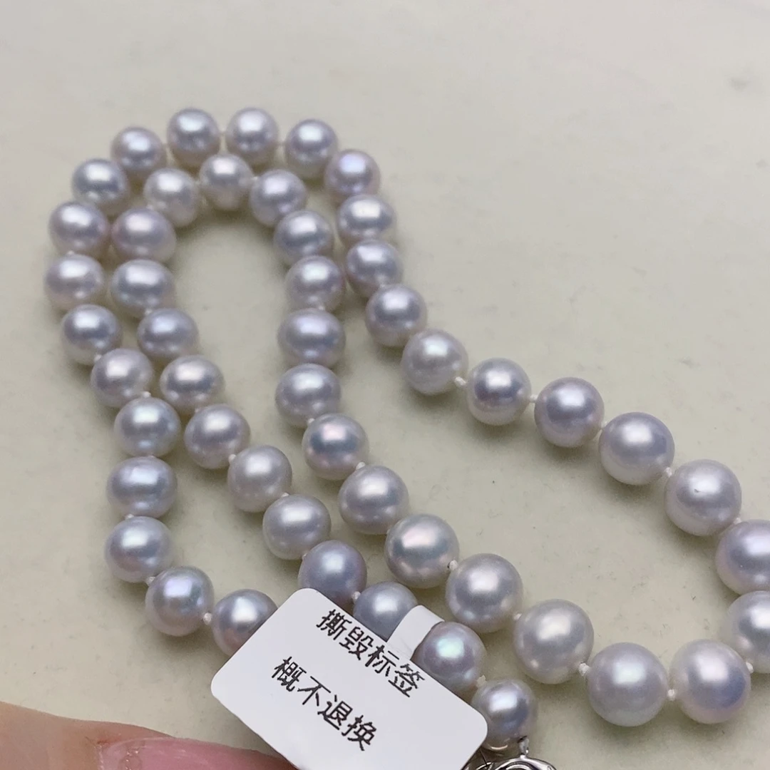 【闪购商品】淡水珍珠颈饰未镶嵌蓝血