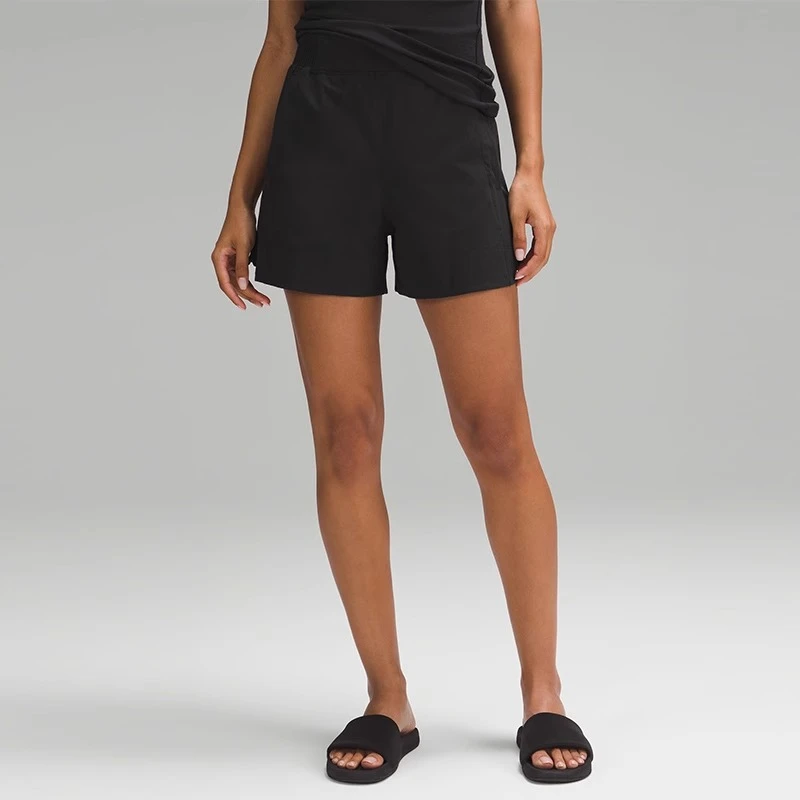 2578系带瑜伽短裤健身运动短裤综合训练跑步透气女