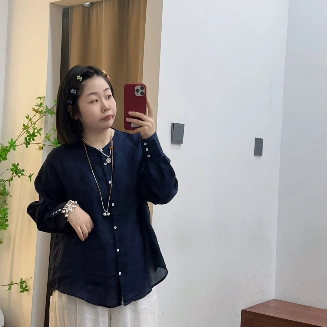 别出新裁6053夏款个性简约衬衣      衣前长62后长65