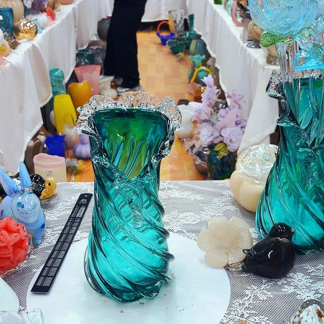 不完美琉璃花瓶花器艺术品