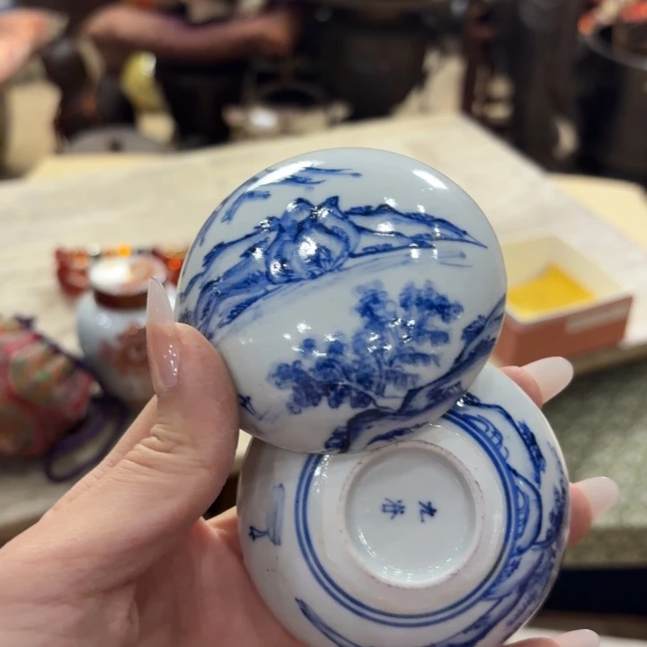 陶瓷古美术置物摆件