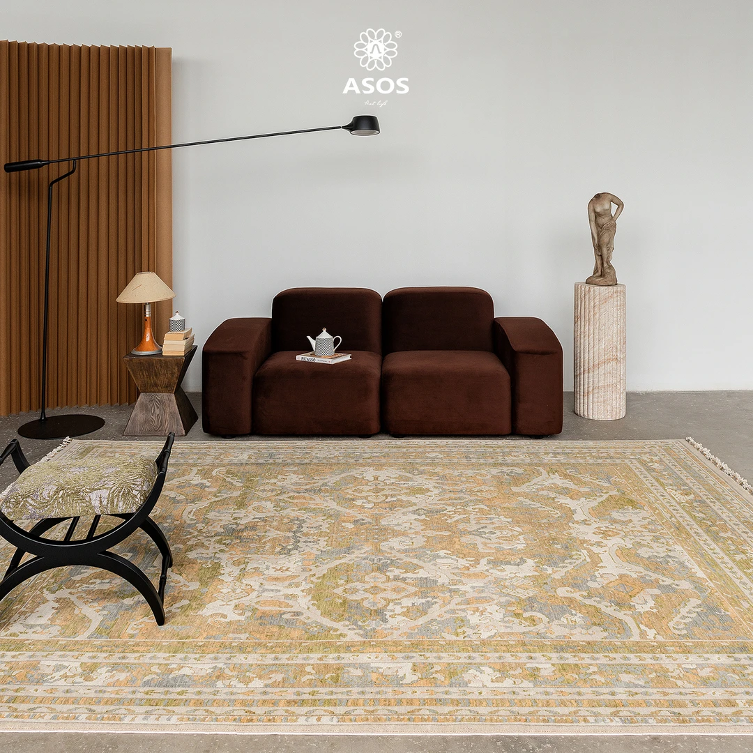 【独家授权 新品发售】ASOS原装进口100%纯羊毛复古高级客厅地毯